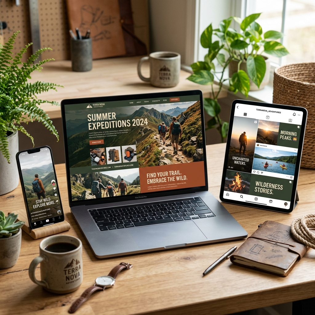 Atlas Outdoor digital campaign across devices